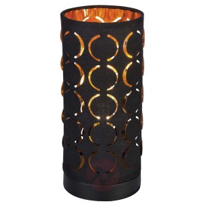 Lampa stołowa Harald orientalny styl czarna