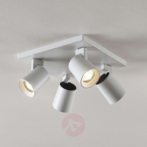 Reflektor sufitowy Iavo, biały, 4-punktowy