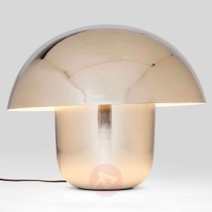 KARE Mushroom - lampa stołowa grzybek, chrom