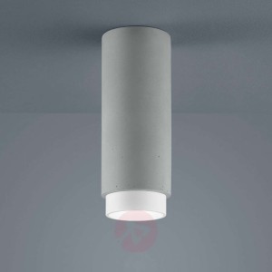 Helestra Pont downlight okrągły beton, biały
