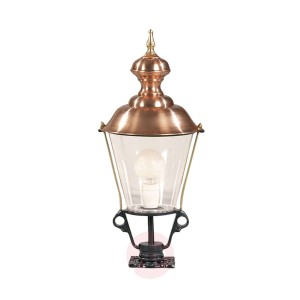 Lampa na cokół K43, wys. 61 cm, czarna