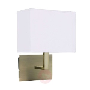 Lampa ścienna DARIO z abażurem z materiału