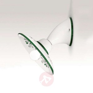 Włoska lampa ścienna Bassano zielona