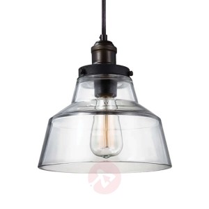 Stary mosiądz i cynk – lampa wisząca Baskin A