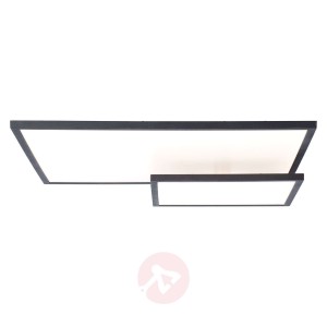 Lampa sufitowa LED Bility prostokątna czarna ramka