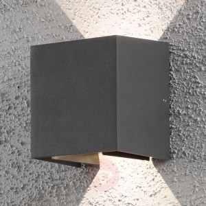 Kinkiet zewnętrzny LED Cremona 13 cm antracyt