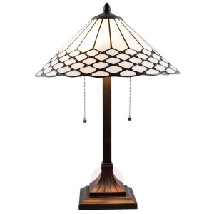 Klasyczna lampa stołowa Kisa, styl Tiffany
