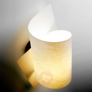 Czarująca lampa ścienna Loop olej kasztanowy