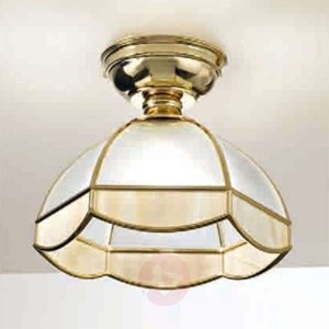 Szlachetna lampa sufitowa Libeccio złota