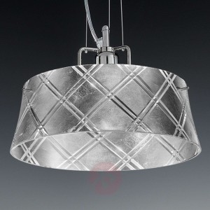 Elegancka lampa wisząca CORALLO 30, 1-pkt., srebr.