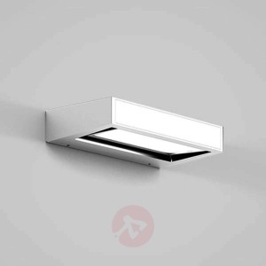 Smukły kinkiet zewnętrzny LED Gap X, biały