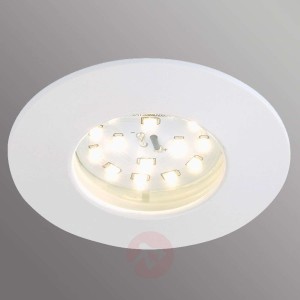 Biała oprawa wpuszczana LED Till na zewnątrz