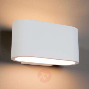 Marisia - halogenowa lampa ścienna z gipsu