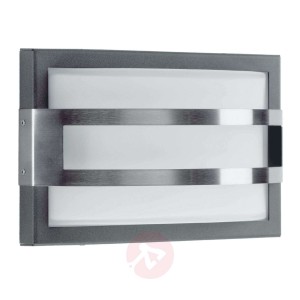 Elegancka zewnętrzna lampa ścienna Leona