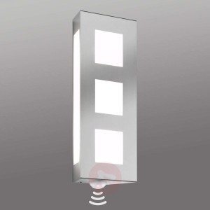 Lampa ścienna zewnętrzna Trilo z czujnikiem