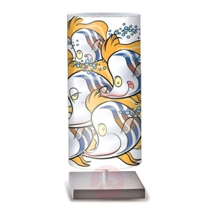 Śliczna lampa stołowa Pesci