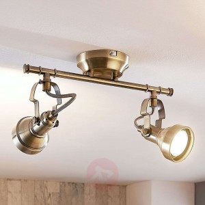 2-punktowa lampa ścienna LED PERSEAS