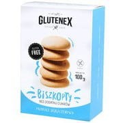 Glutenex - Biszkopty bez dodatku cukrów produkt bezglutenowy