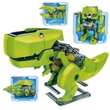 Zabawka DIY - 4 w 1 - Robot, Dinozaur... - kolor zielony