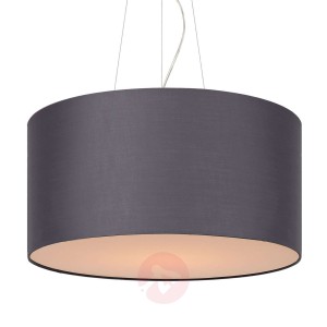 Uniwersalna lampa wisząca Coral szara 60 cm