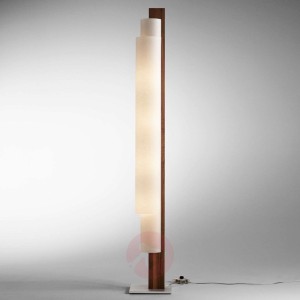 Lampa stojąca Stele orzech