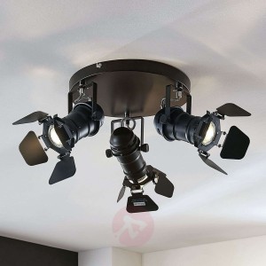 Lampa sufitowa Tilen, 3-pkt. w stylu reflektorów