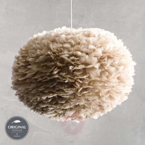 Lampa wisząca Eos large, jasnobrązowy klosz