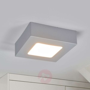 Lampa LED Marlo srebrna 3 000 K kątowa 12,8cm