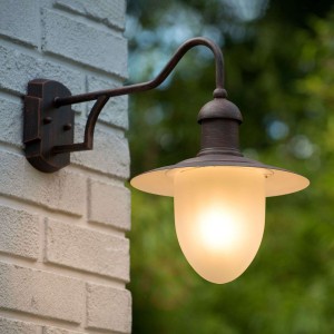 Nostalgiczna zewnętrzna lampa ścienna Cottage