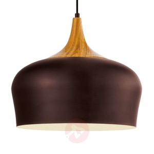 Obregon – lampa wisząca w kolorze brązowym