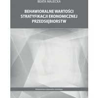 Behawioralne wartości stratyfikacji ekonomicznej przedsiębiorstw