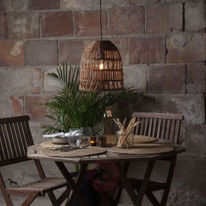 Klosz Knute, bez oprawy, Ø 30 cm, naturalny