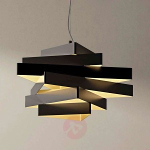Abstrakcyjna lampa wisząca Miles z trójkątami
