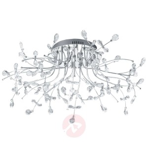 B-Leuchten Crystal lampa sufitowa, chrom, 77 cm
