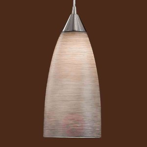 Lampa wisząca MADINA, śr.15 cm, brązowy