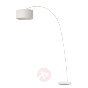 Dekoracyjna lampa w kształcie łuku PAPUA biała