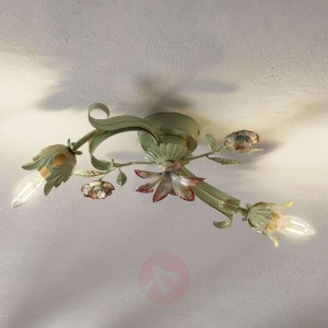 Filigranowa lampa sufit. Tulipe w stylu florenckim