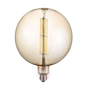 Żarówka globe kulista LED E27 8W 2 700K bursztyn