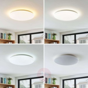 Lampa sufitowa LED Indika, zmiana barw CCT okrągła