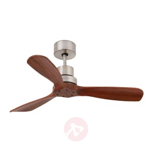 Wentylator sufitowy Mini Lantau z drewna orzecha