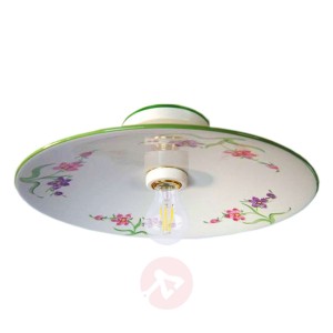 Ceramiczna lampa sufitowa AMBRA w dworkowym stylu