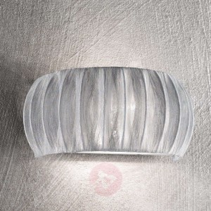 Lampa ścienna Amaru z tekstylnym kloszem