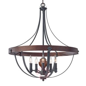 Solidnie wykonany żyrandol Alston