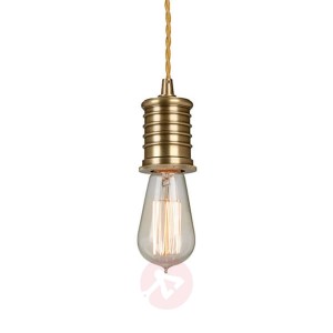 Oprawka, lampa wisząca Douille, stary mosiądz