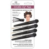 Olivia Garden Double Clip Petite Black (4szt. klipsy)