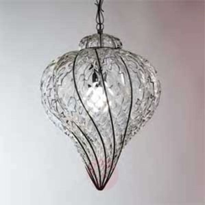 Lampa wisząca GOCCIA ze szkła dmuchanego 37 cm