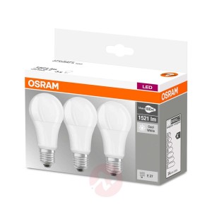 Żarówka LED E27 14W, uniwersalna biel, 3 szt.