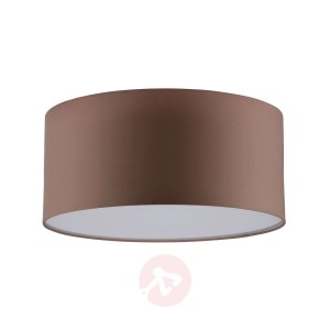 Lampa sufitowa LED Josefina, Ø 28 cm, brązowa