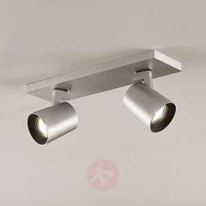 Reflektor sufitowy Iavo, aluminiowy, 2-punktowy