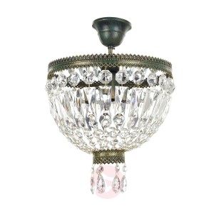 Kryształowa lampa sufitowa CUPOLA 30 cm